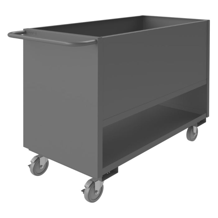 4 Sided Low Deck Truck, 2 Shelves
