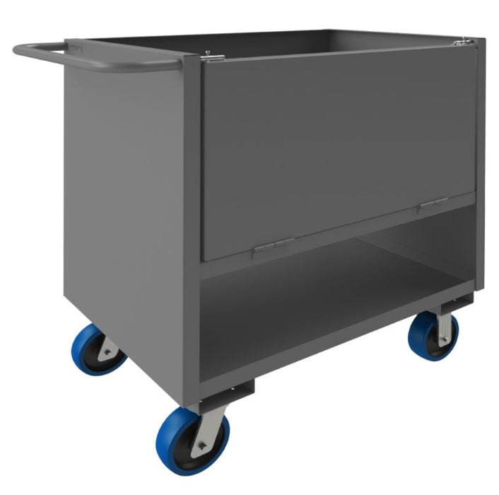 4-Sided Solid Box Truck with Drop Gate