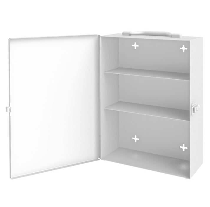First Aid Cabinet, 3 Shelves, White