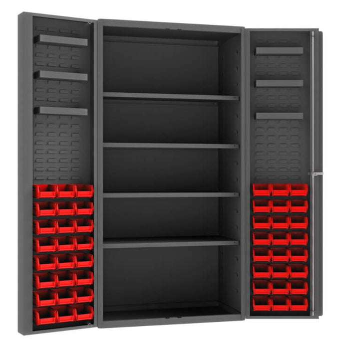 Cabinet with 48 Bins and 4 Shelves