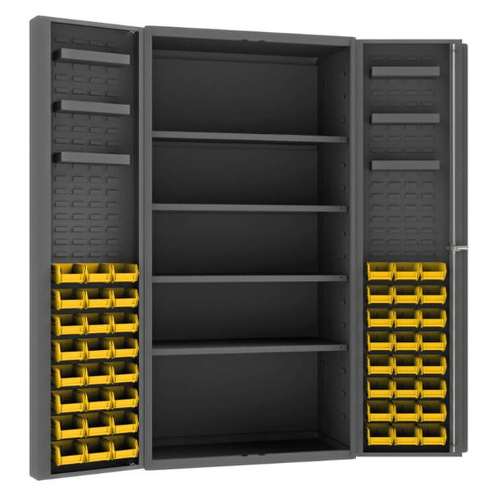 Cabinet with 48 Bins and 4 Shelves