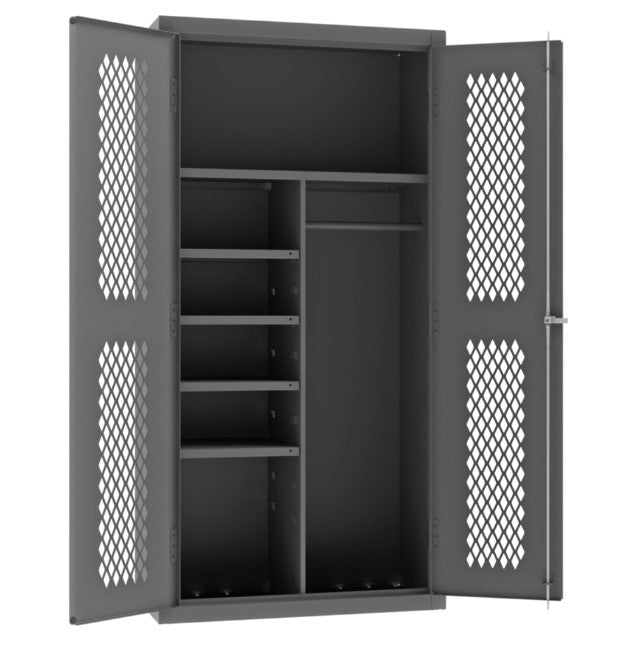 Ventilated Cabinet with 4 Shelves