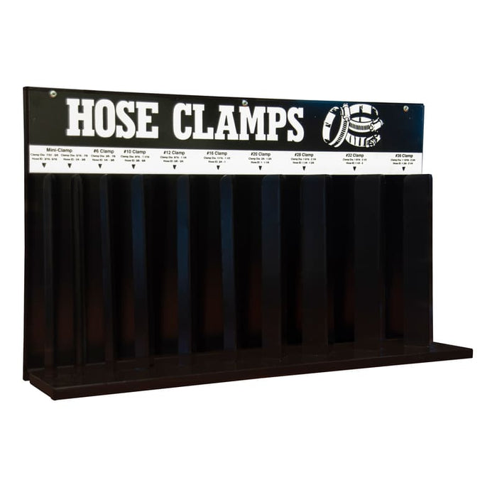 Hose Clamp Rack with 10 Loops