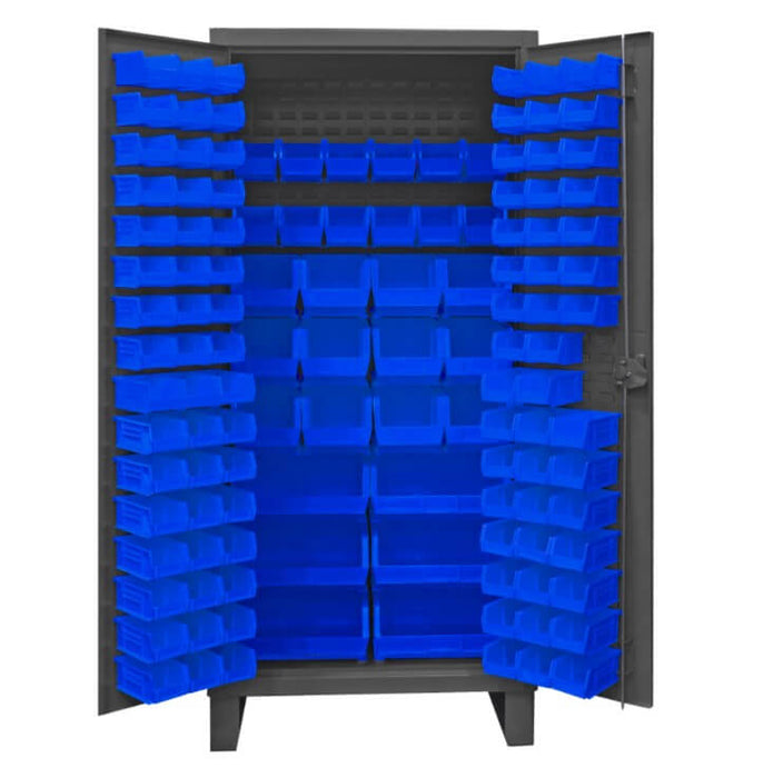 Cabinet with 126 Bins