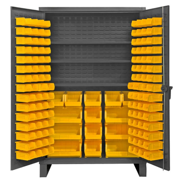 Cabinet with 134 Bins and 3 Shelves