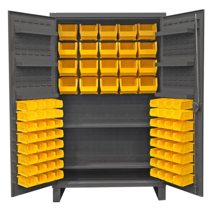 Cabinet with 84 Bins and 2 Shelves