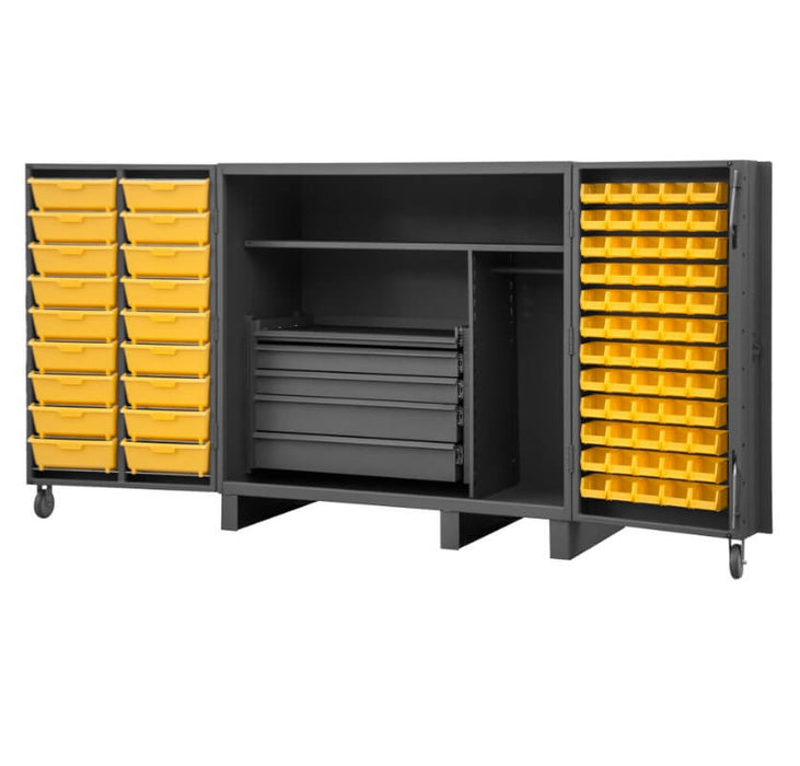 Drawer Cabinet with 60 Bins and 2 Shelves