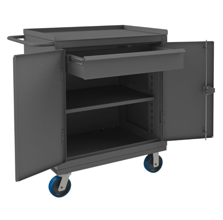 Mobile Bench Cabinet with 1 Heavy Duty Shelf