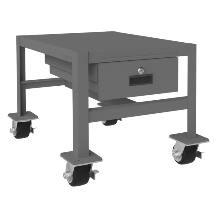 18in x 24in Mobile Machine Table Workbench with 1 Drawer
