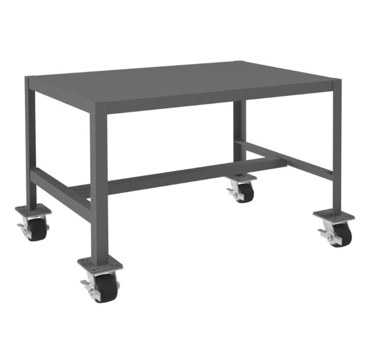 24in x 36in Mobile Machine Table Workbench with 1 Shelf