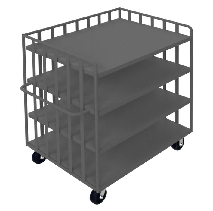 Bulk Stock/Package Mover with 4 Shelves