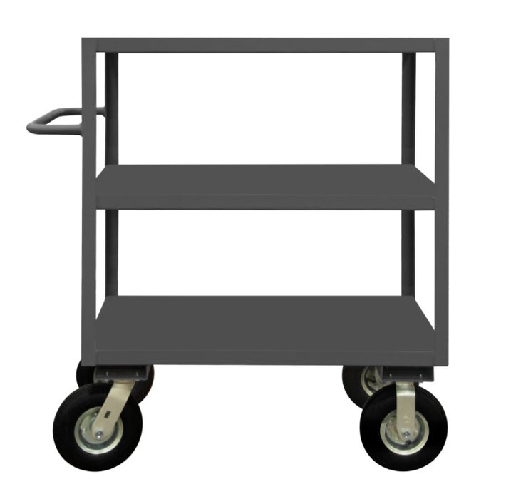 Instrument Cart with 3 Flush Shelves