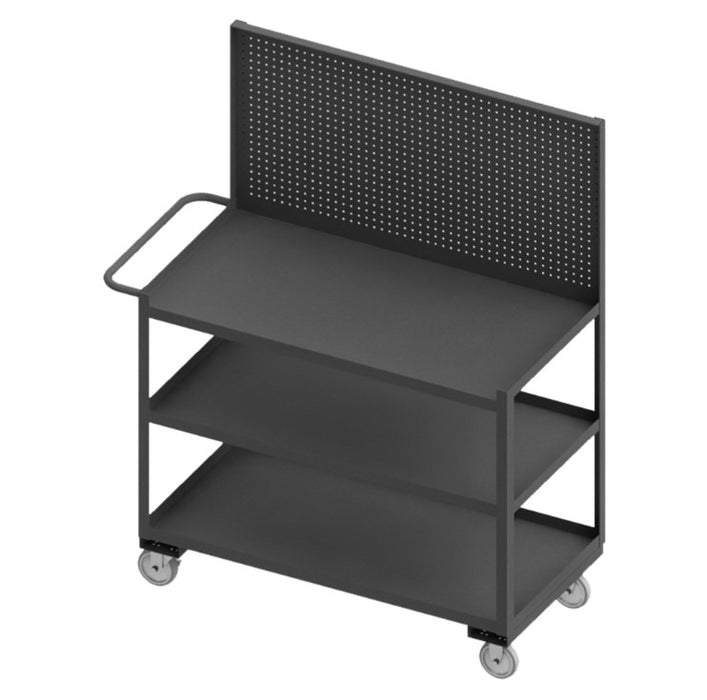 24in x 48in Stock Cart with 3 Shelves