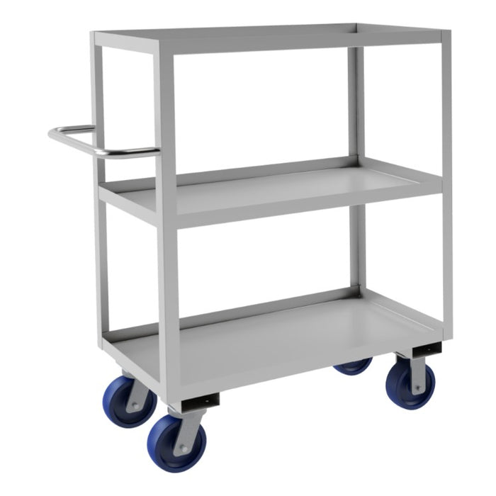 Stainless Steel Stock Cart with 3 Shelves