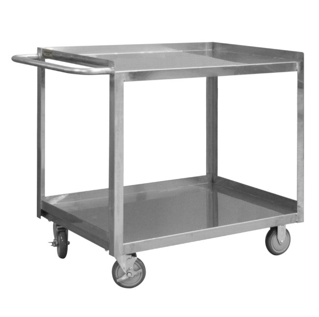 Stainless Steel Stock Cart, 2 Shelves