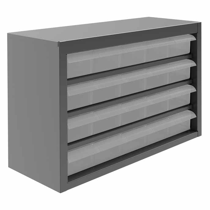 Plastic Drawer Cabinet, Gray