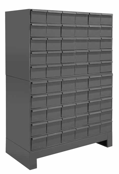 60 Drawer Unit With Base, Gray