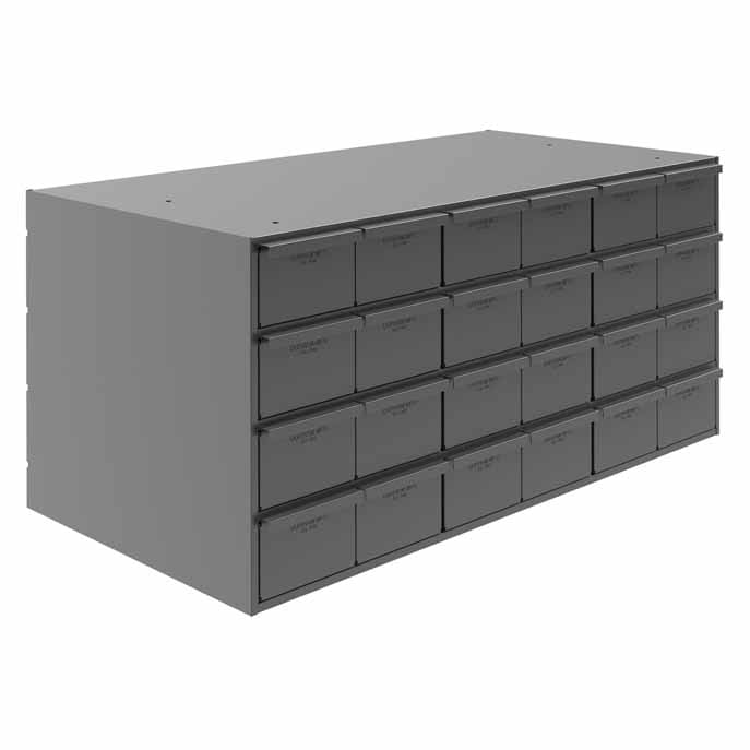 Cabinet with 24 Drawers 17-1/4in Deep