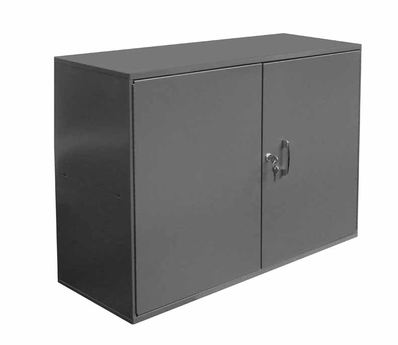 Wall Mounted Storage Cabinet with 2 Shelves