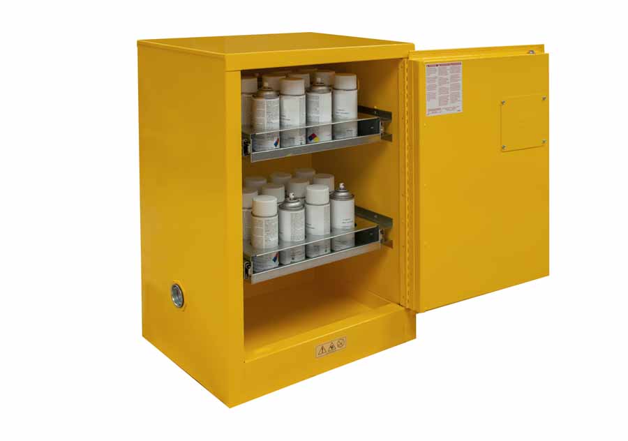 24 Can Manual-Close Flammable Storage