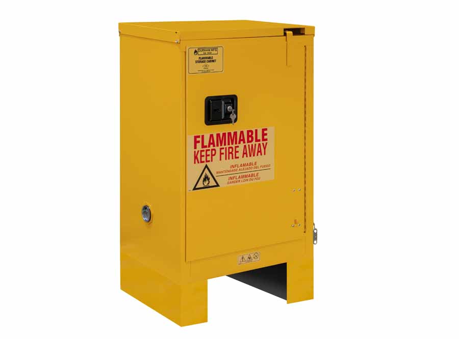 Flammable Storage, 12 Gallon, Self Close