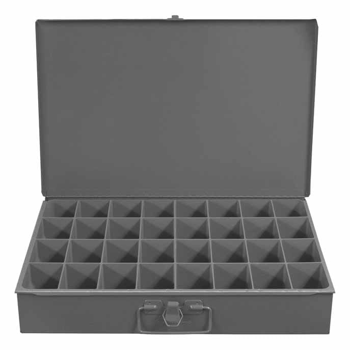 Large Steel Compartment Box, 32 Opening