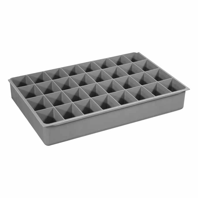 Large, 32 Compartment Insert, Gray