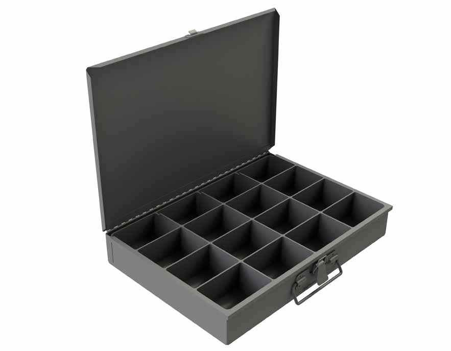 Small Compartment Box with 16 Holes