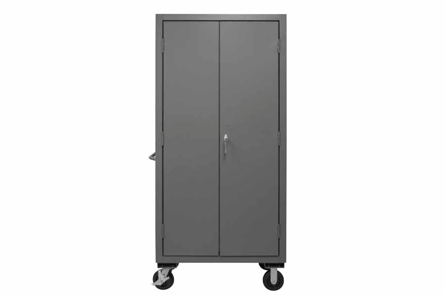 Mobile Cabinet, 2 Shelves, 12 Bins