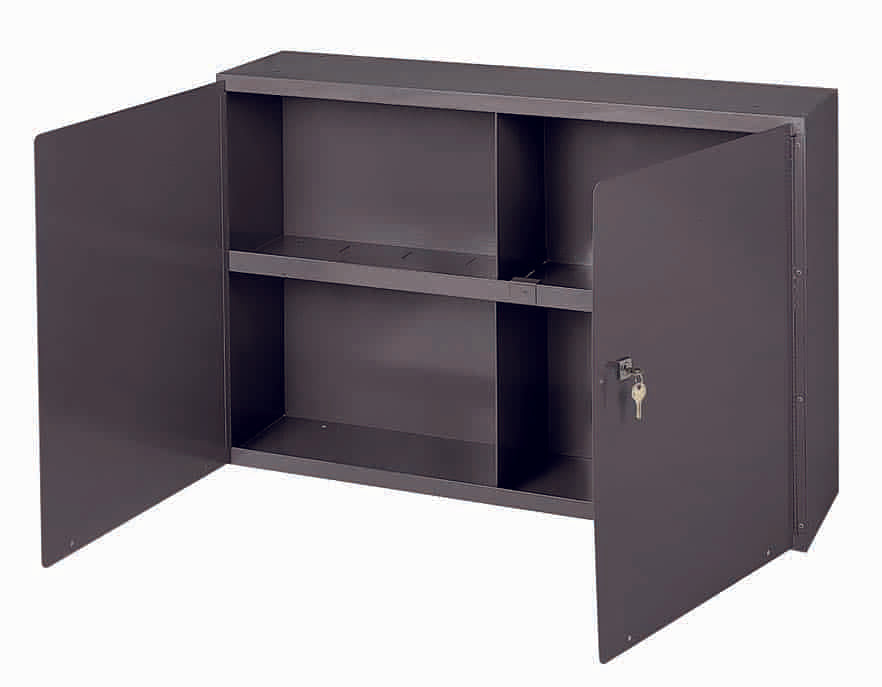 4 Section Storage Cabinet, Gray