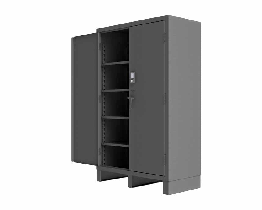 Access Control Cabinet with 4 Shelves