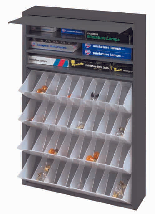 Dispensing Cabinet, 4 Trays, 28 Dividers