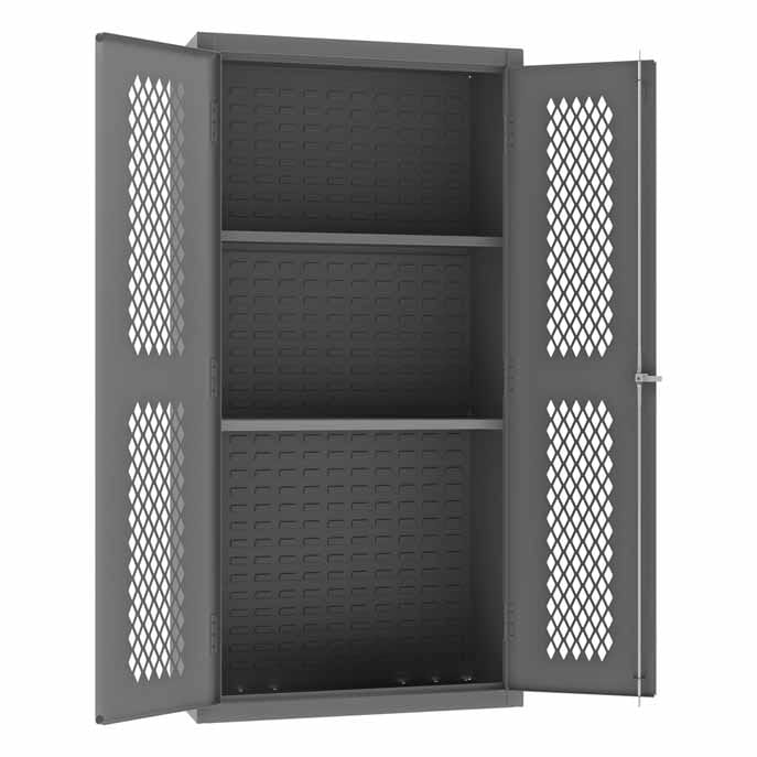 Ventilated Cabinet with 2 Shelves