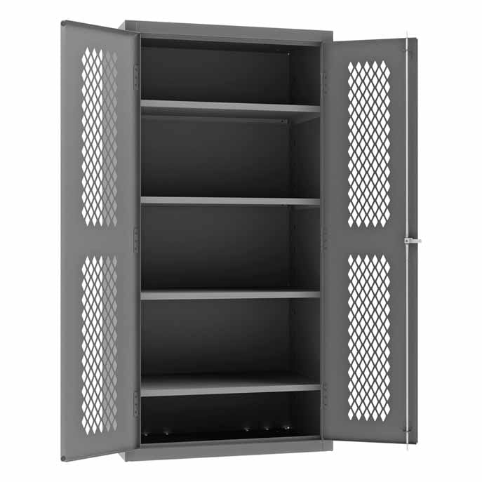 Ventilated Cabinet with 4 Shelves