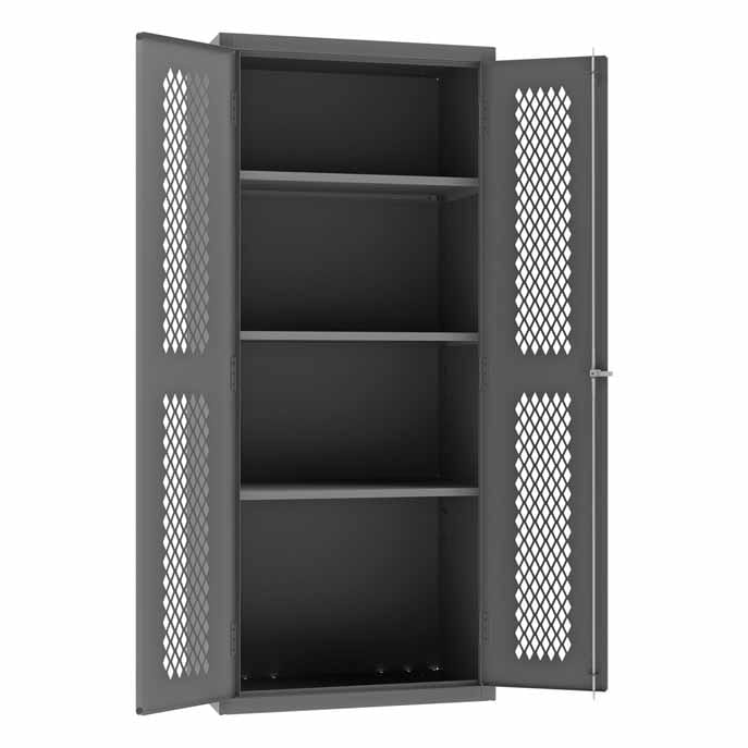 Ventilated Cabinet with 3 Shelves