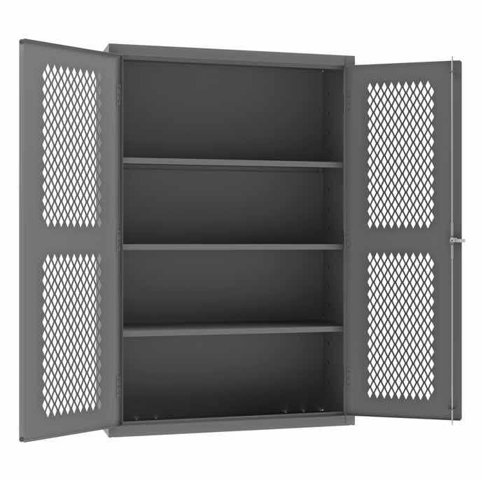 Ventilated Cabinet with 3 Shelves