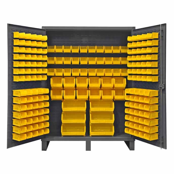 Cabinet with 198 Bins