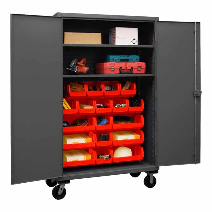 Mobile Cabinet with 2 Shelves