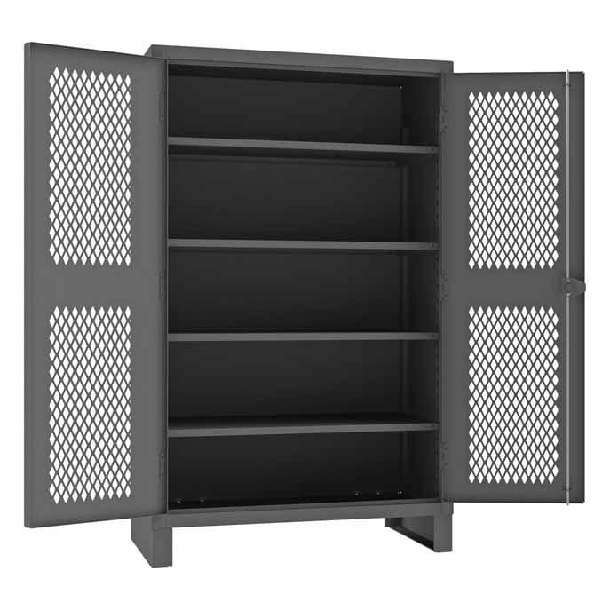 Ventilated Cabinet with 4 Shelves