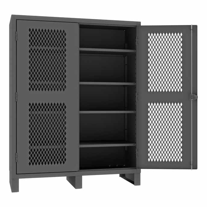 Ventilated Cabinet with 4 Shelves