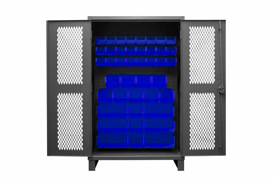 Ventilated Cabinet with 42 Bins