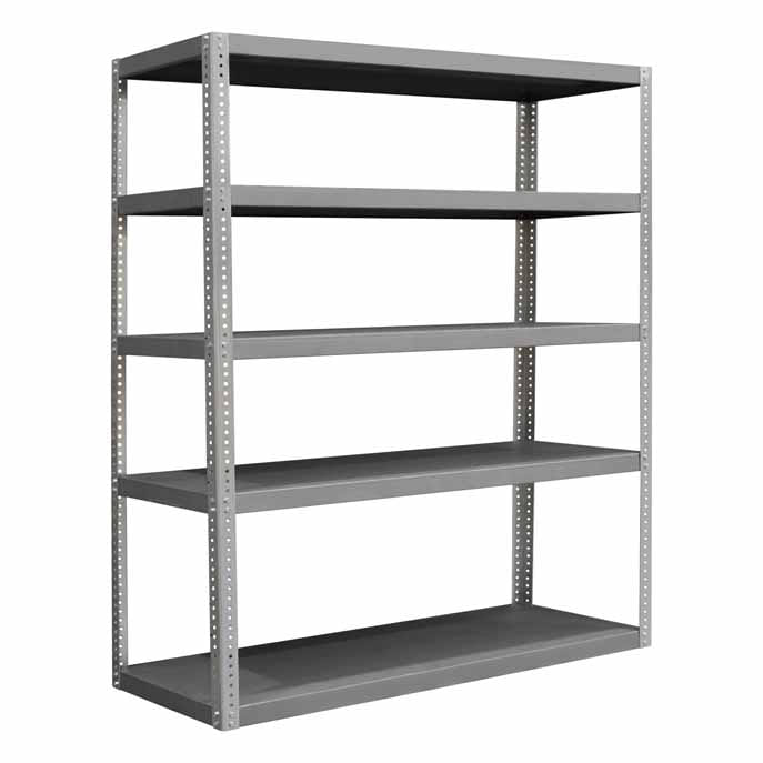 Heavy Duting Shelving with 5 Shelves — NutsandBolts.com