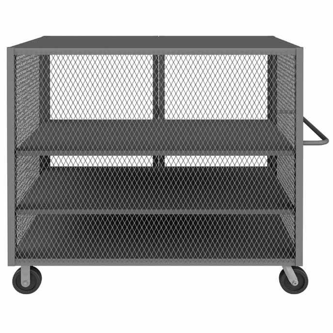 36in x 60in Security Mesh Truck with 3 Shelves