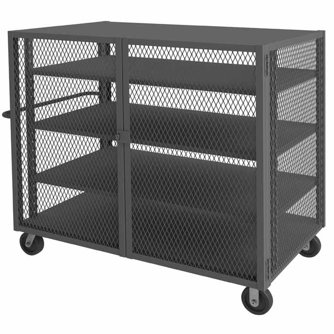 36in x 60in Security Mesh Truck with 4 Shelves