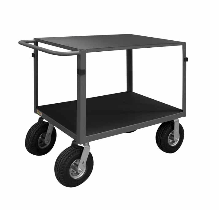 Instrument Cart with 2 Flush Shelves