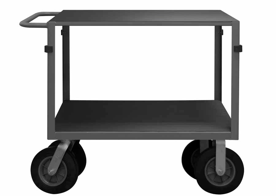 Instrument Cart with 2 Flush Shelves