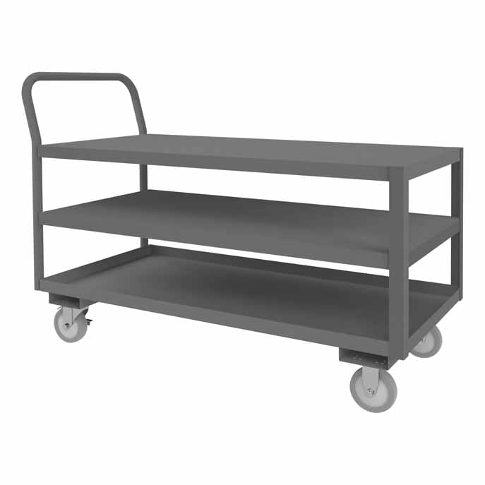 Low Deck Service Truck with 3 Shelves