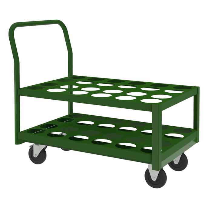 Medical Cylinder Cart, Perforated Shelf