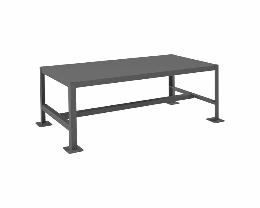 24in x 48in Machine Table Workbench with 1 Shelf