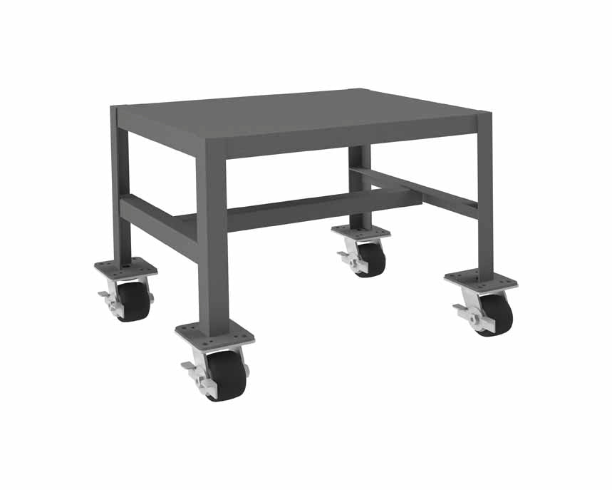 18in x 24in Mobile Machine Table Workbench with 1 Shelf